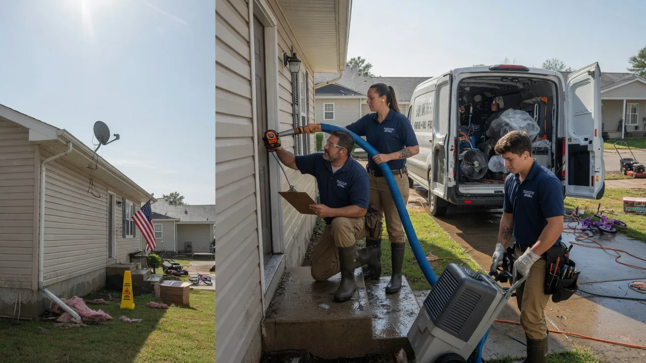 Ceiling Water Damage Restoration in Sandyville, OH near me